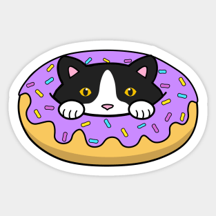Purple halloween donut 2022 Sticker
